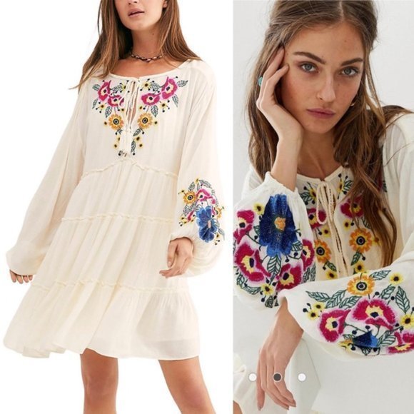 Free People Spell On You Mini Dress. - Picture 2 of 10